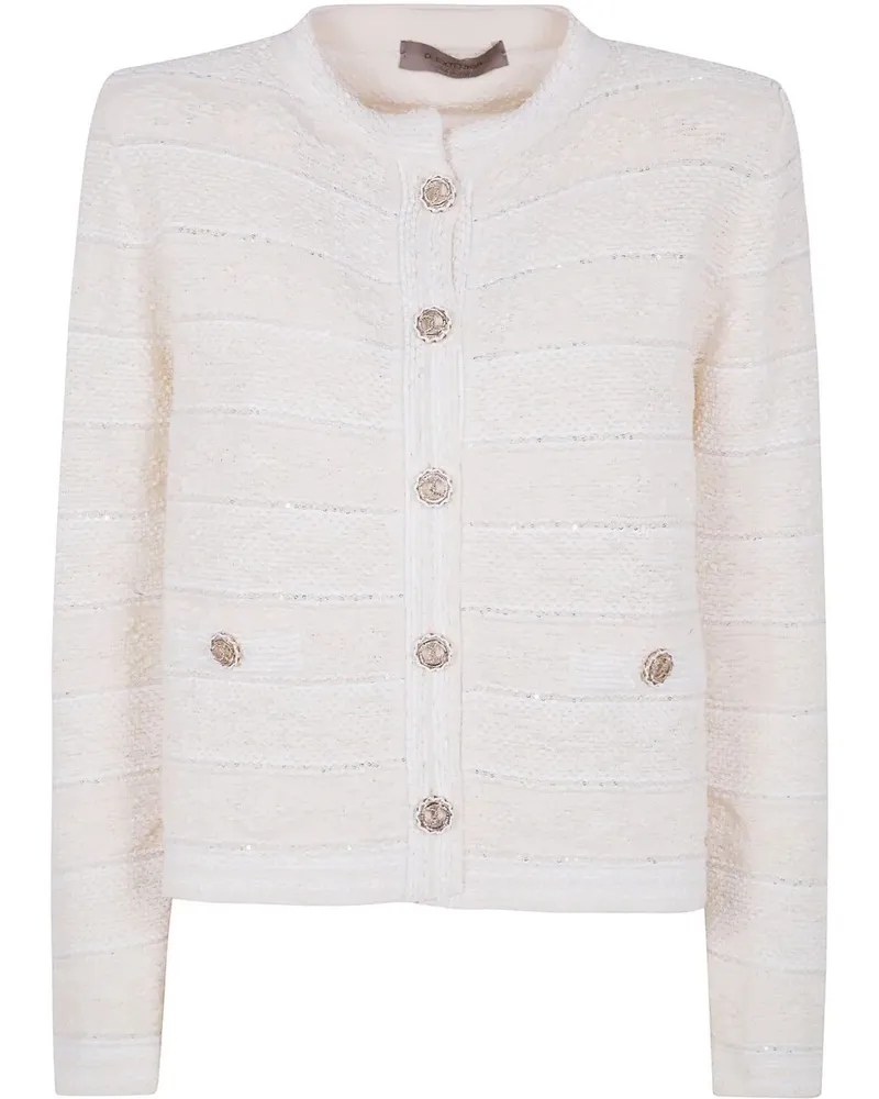 D.EXTERIOR D. EXTERIOR Trame Eco Doe Jacket White