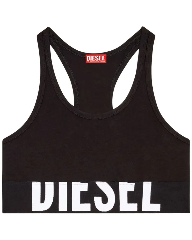 Diesel Top Sportivo Cotone Black