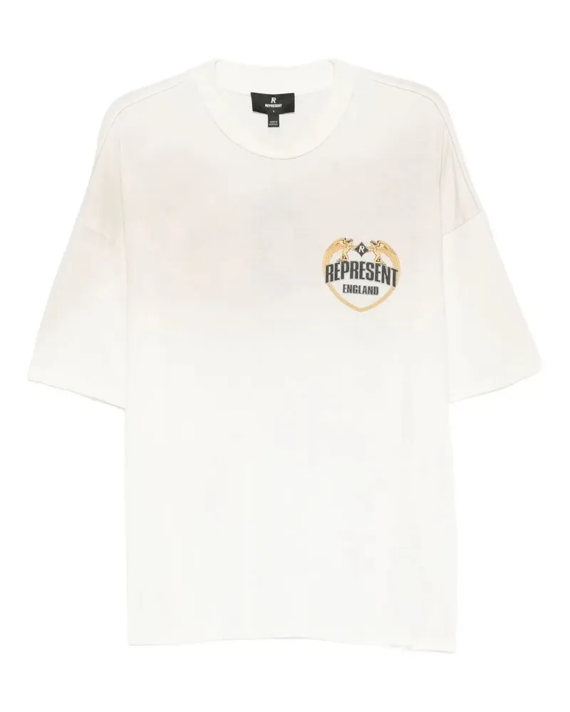 REPRESENT Represent Angel Border" T-Shirt Beige