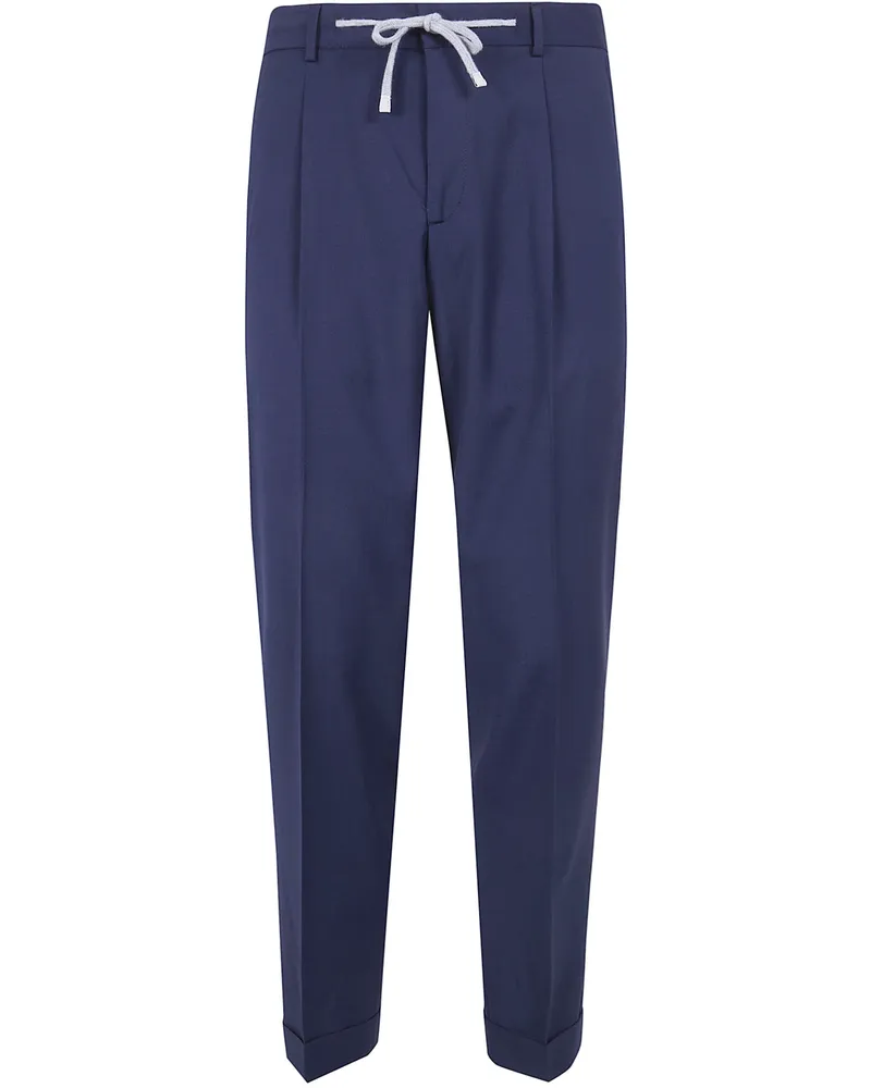 BARBA Roma Chino Trousers Blue