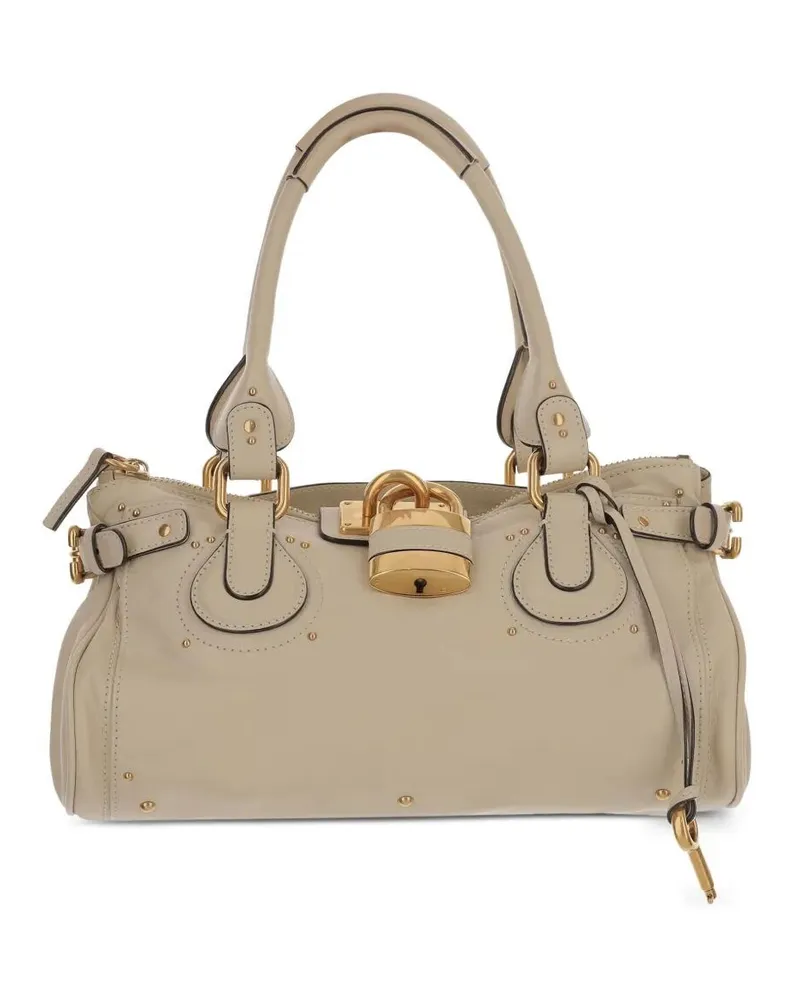 Chloé Paddington Shoulder Bag Beige
