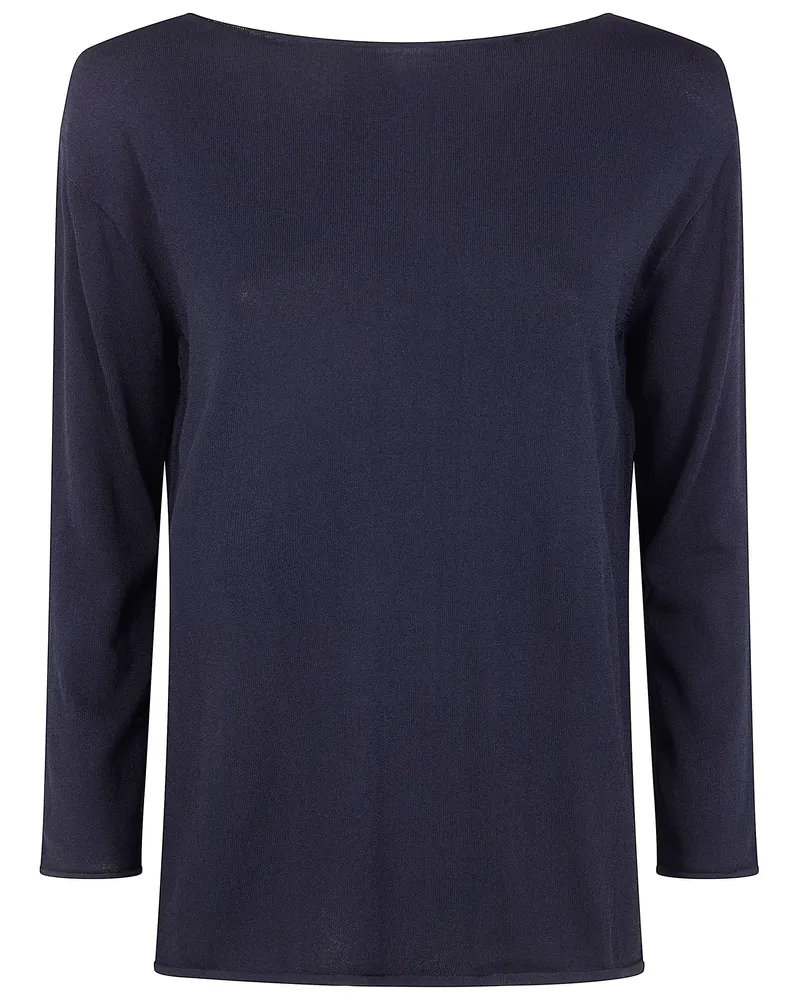 Liviana Conti Keyyie" Boat Neck Sweater Black