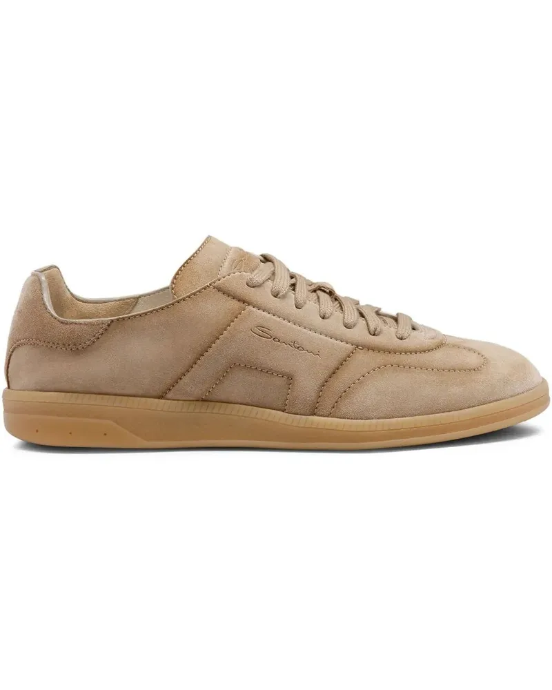 Santoni Oly Cube Sneakers Olympic Beige