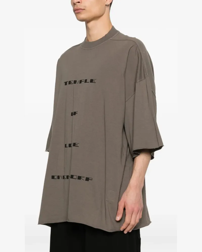 DRKSHDW by Rick Owens Tommy T" T-Shirt Gray