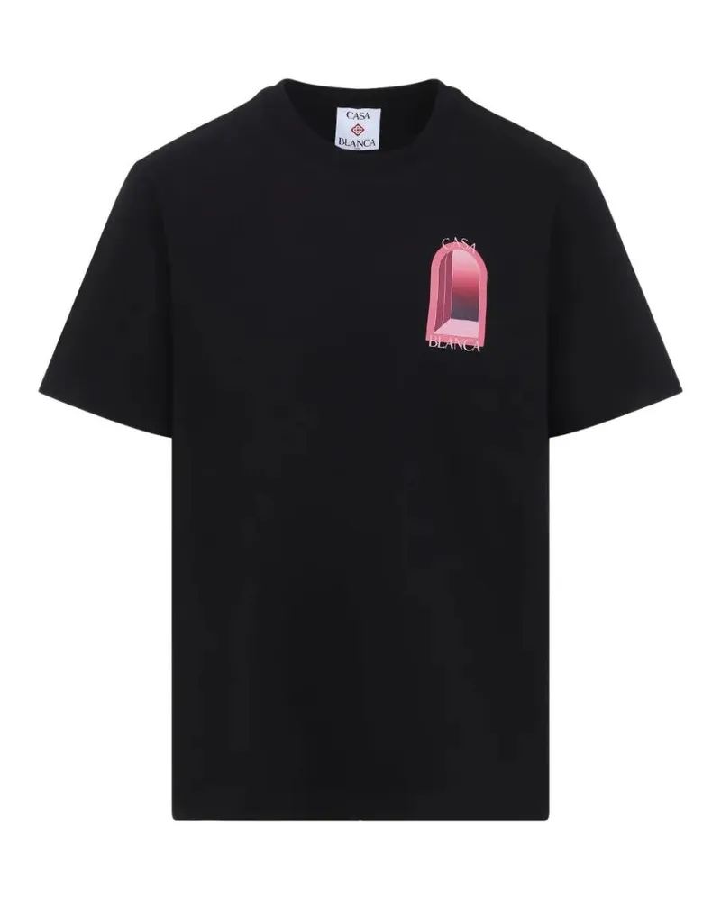Casablanca Paris Classic T-Shirt Black