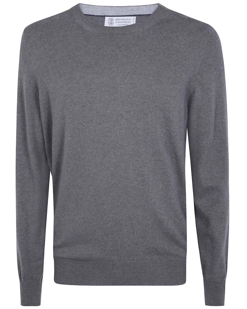 Brunello Cucinelli Sweater Cashmere "Cashmere Sweater Gray