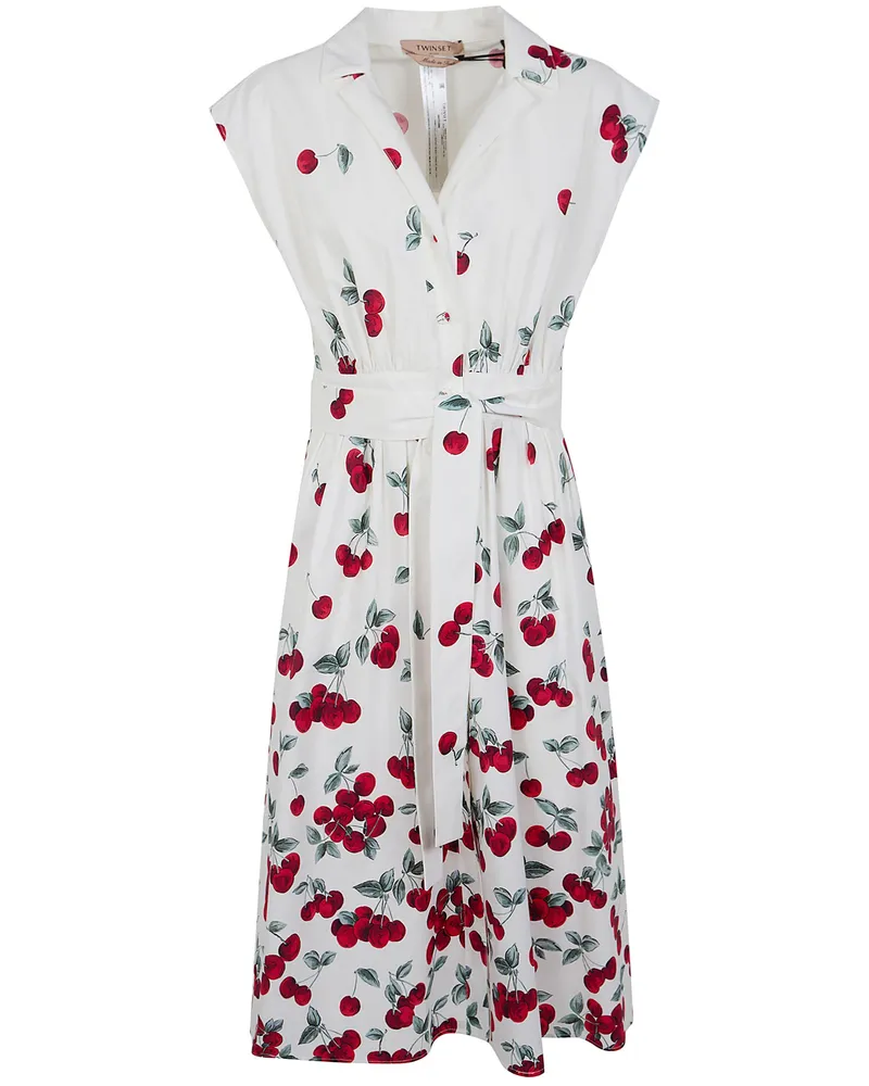 Twin-Set Dress White