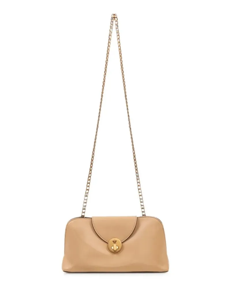 Versace Crossbody Bag Small "Crossbody Lamb Leather Beige
