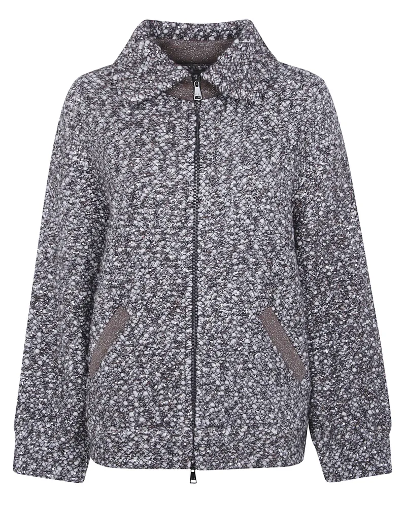 D.EXTERIOR D. EXTERIOR Oversized Bomber Jacket Crystal Brown