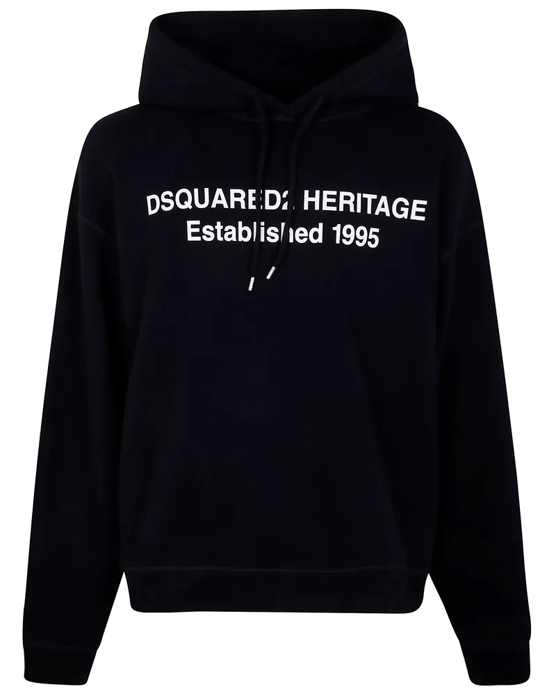 Dsquared2 Relax Fit Hoodie Black