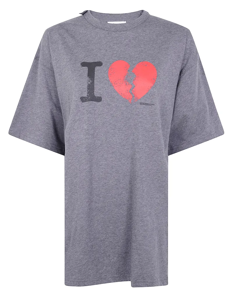 Magliano Suffer" Short Sleeve T-Shirt Gray