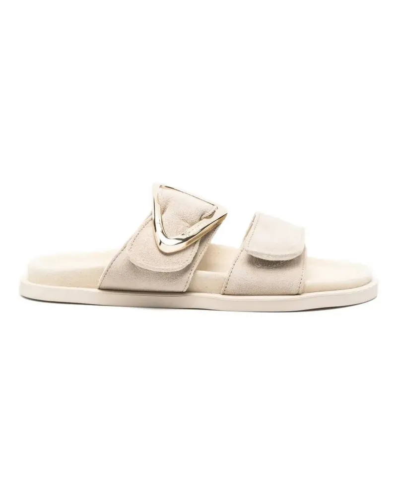 INUIKII Dreamer Buckle Slippers Gray