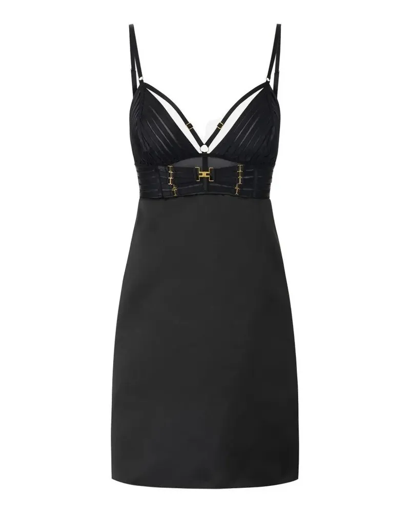 Elisabetta Franchi Mini Evening Dress Black