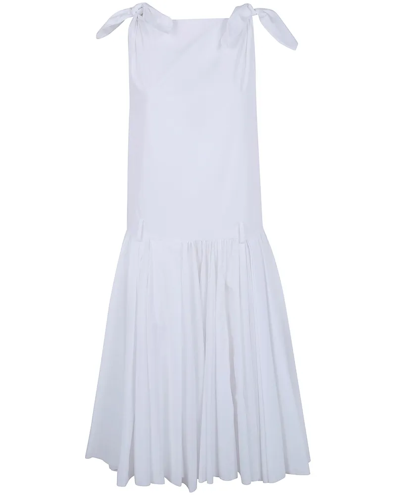 N° 21 Canvas Midi Dress White
