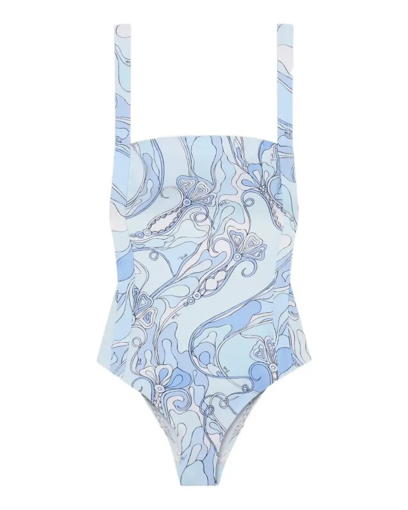 Emilio Pucci Lycra Swimwear Blue