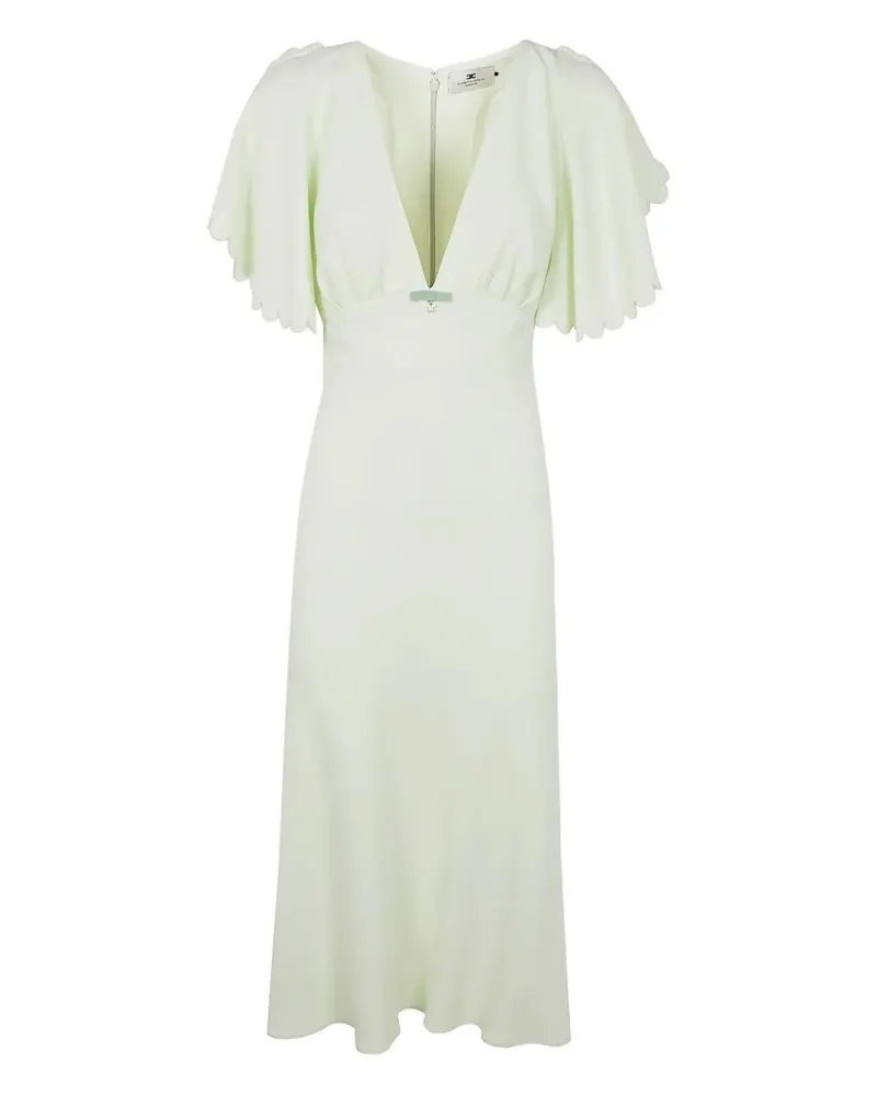 Elisabetta Franchi Midi Dress Green