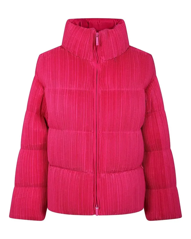 Emporio Armani Blouson Plisse Jacket Pink