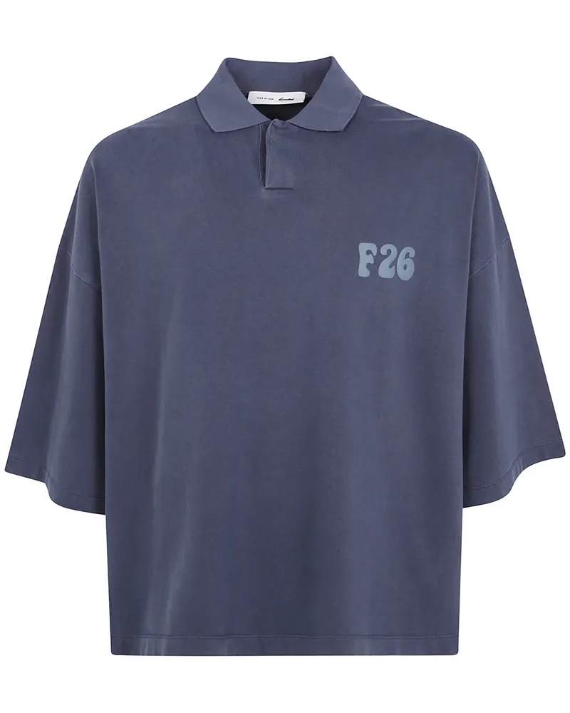 Fear of God Sweater Cropped Polo Gray