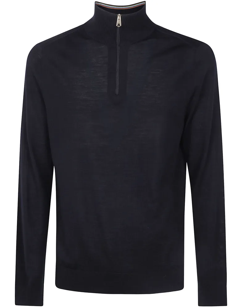 Paul Smith Sweater Zip Neck "M1r.971Z. W03154 Black