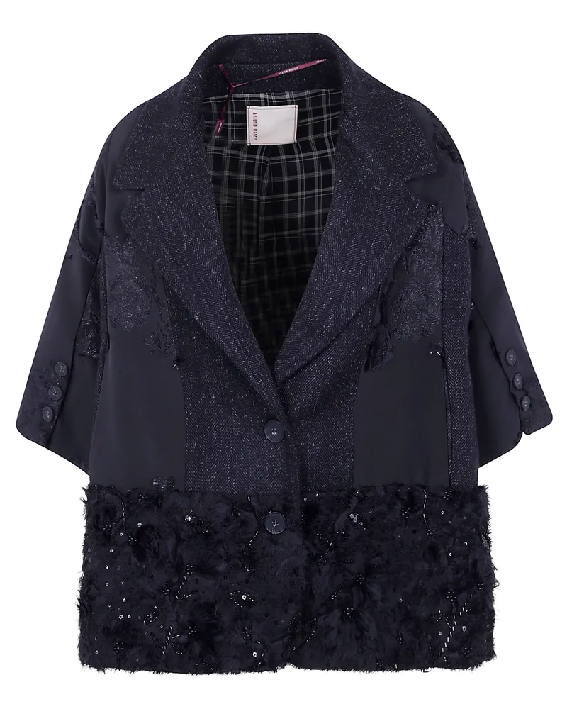 Antonio Marras Short Single-Breasted Coat Black