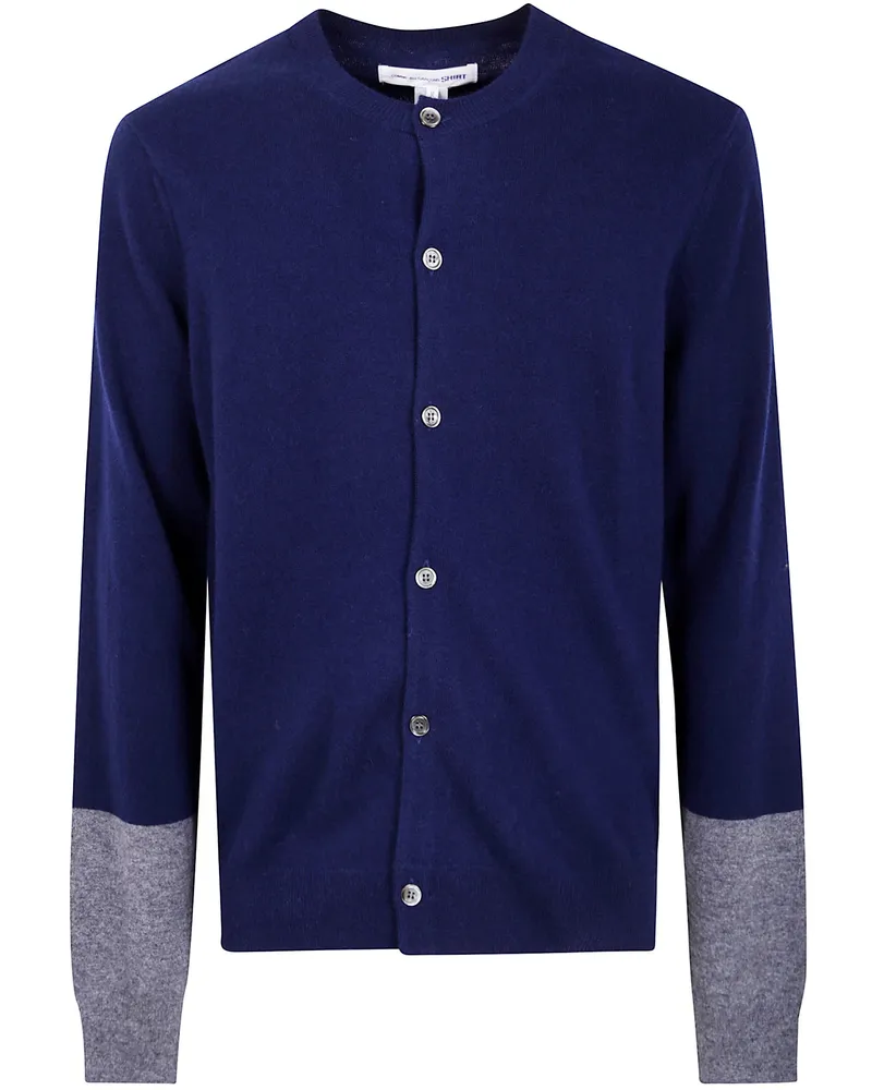 Comme des Garçons Mens Cardigan Knit Blue