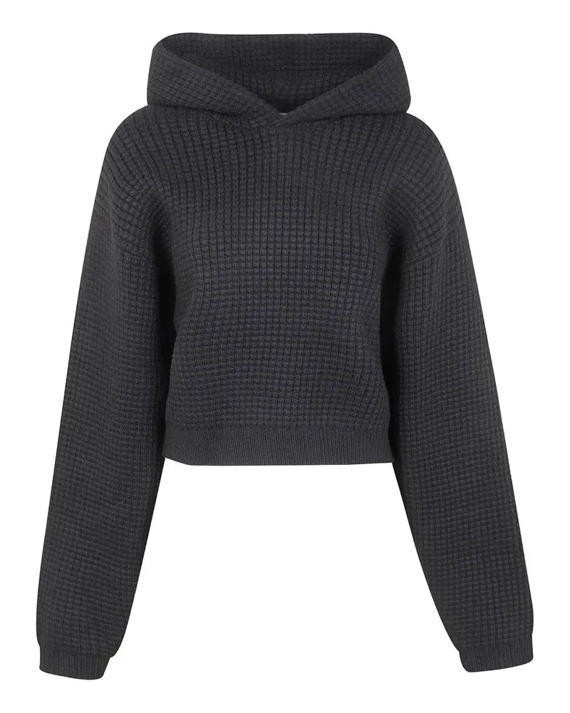 Fear of God Womens Heavy Waffle 90`S" Hoodie Black