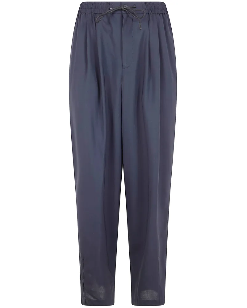 Pantaloni Torino Wide Leg Trousers Blue