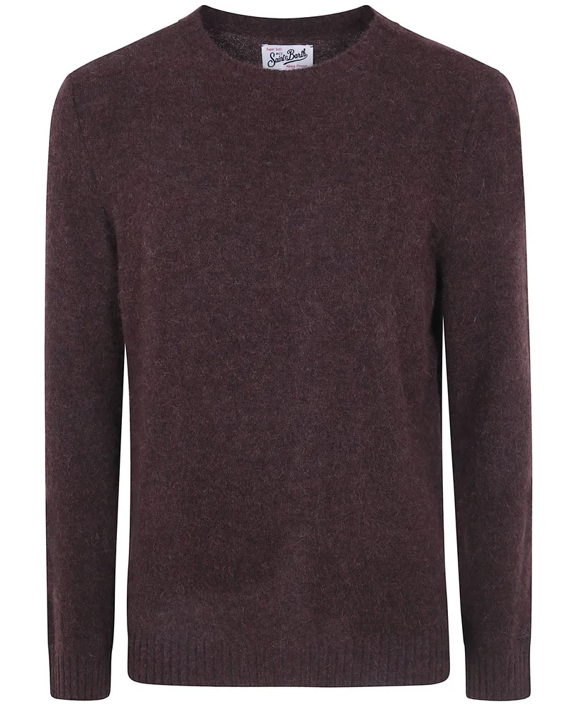 MC2 Saint Barth Round Neck Sweater "Regent Brown
