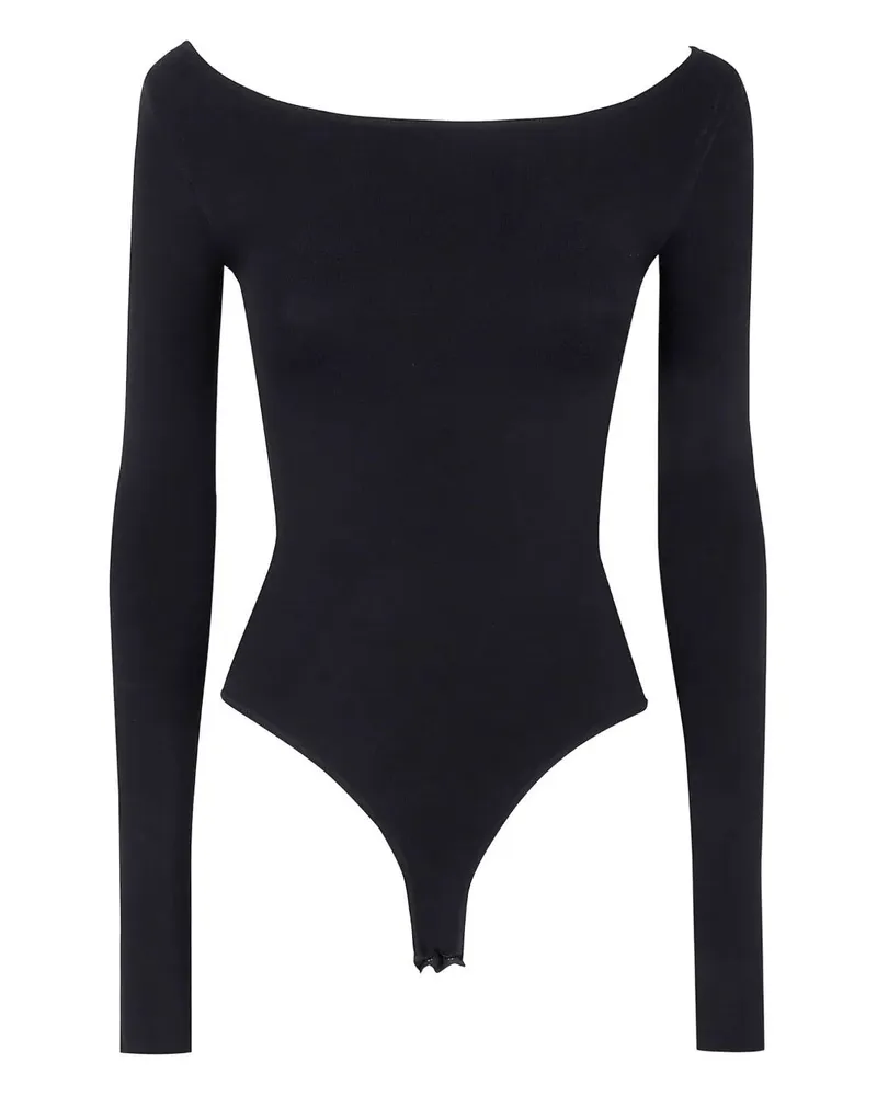 Entire Studios Scoop' Neck Bodysuit Black
