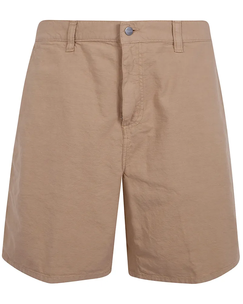Carhartt WIP Walter Leon Single Knee Shorts Brown