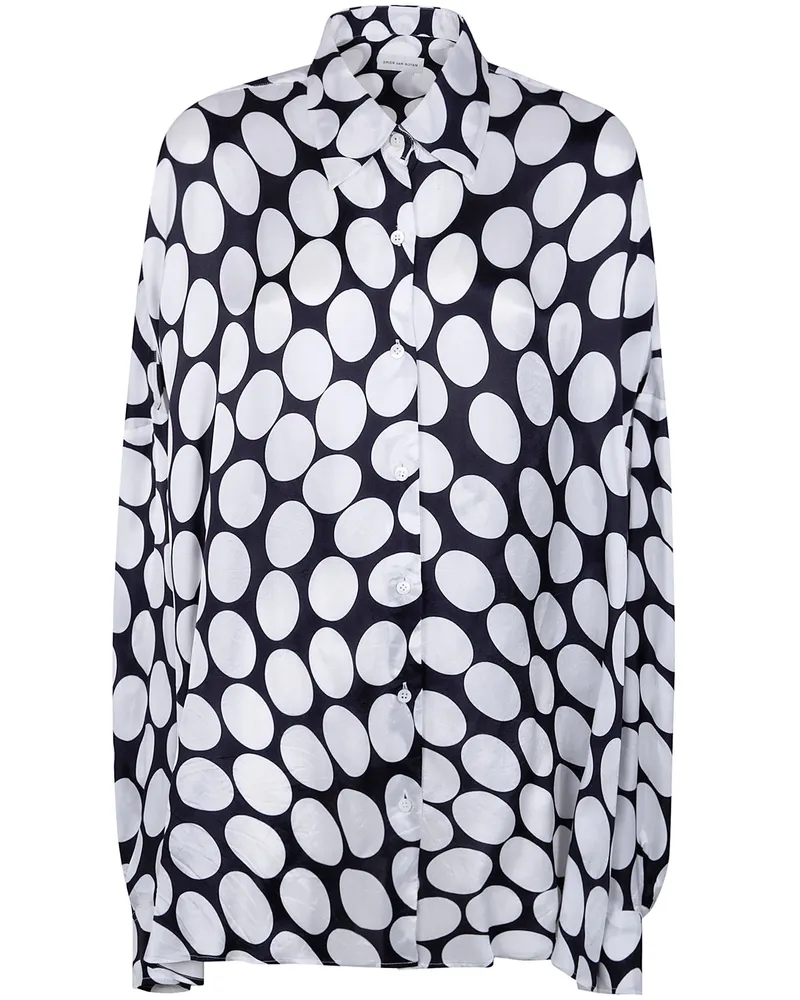 Dries van Noten Casia" Oversized Shirt Black