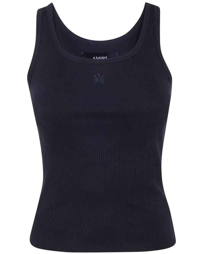 Amiri Ma Embroidery" Tank Top Black
