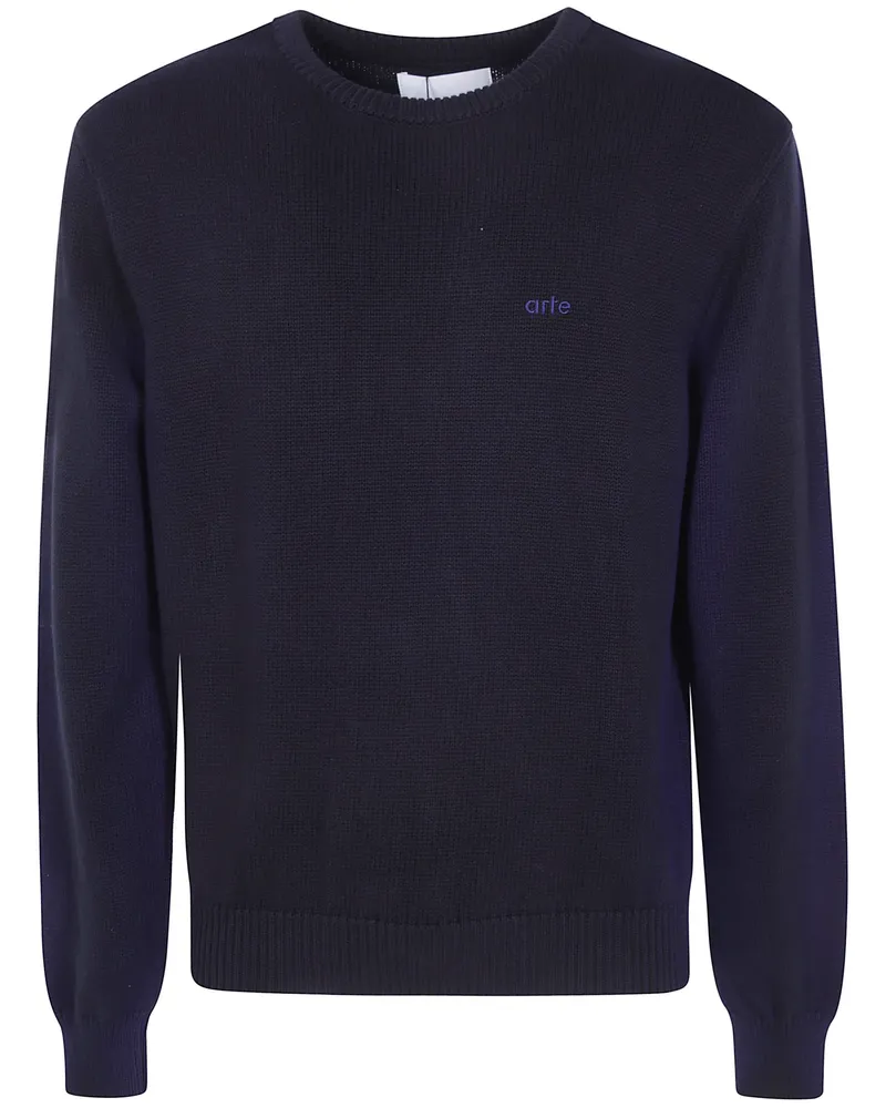 Arte Antwerp Sweater Side Fade "Side Fade" Knit Blue