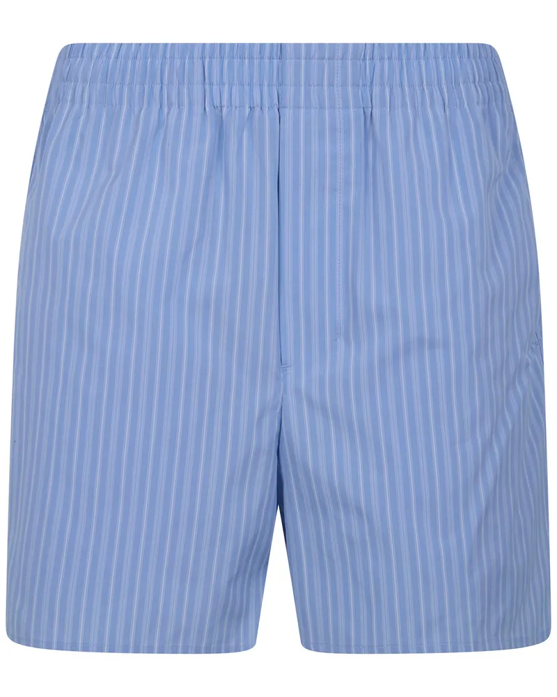 AMI Paris Elasticated Shorts Blue