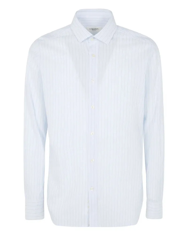 Tintoria Mattei Sirsaker Regular Shirt Blue