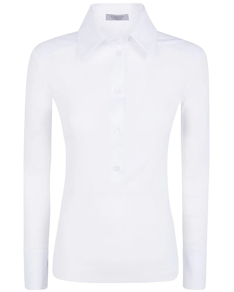 D.EXTERIOR D. EXTERIOR Shirt Tulle Popeline "63802 1Bian White White