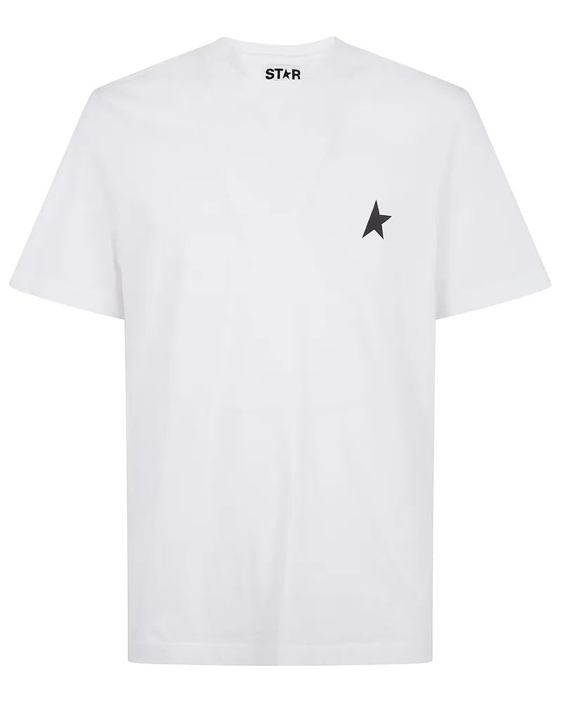Golden Goose Star M Regular T-Shirt Small Star Blackboard Black