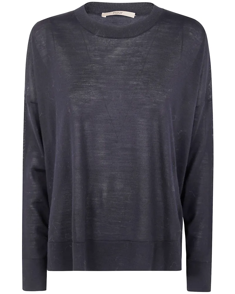 Nuur Comfy" Round Neck Ml Sweater Black