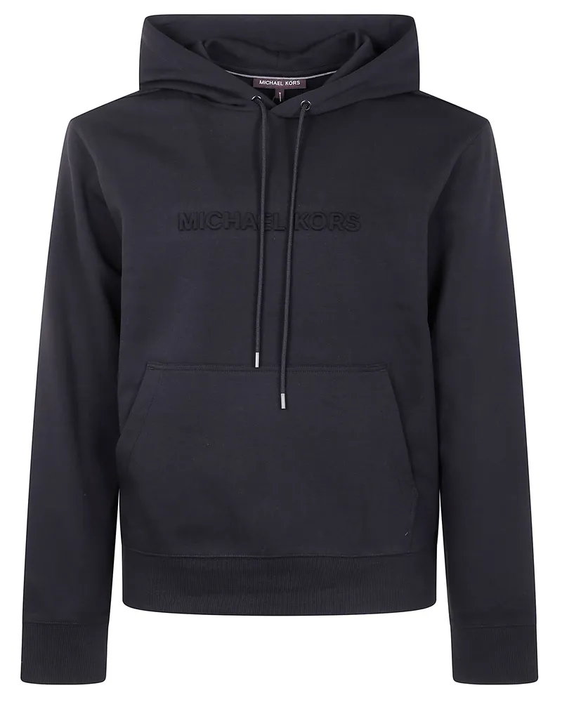 Michael Kors Embossed Logo Hoodie Black