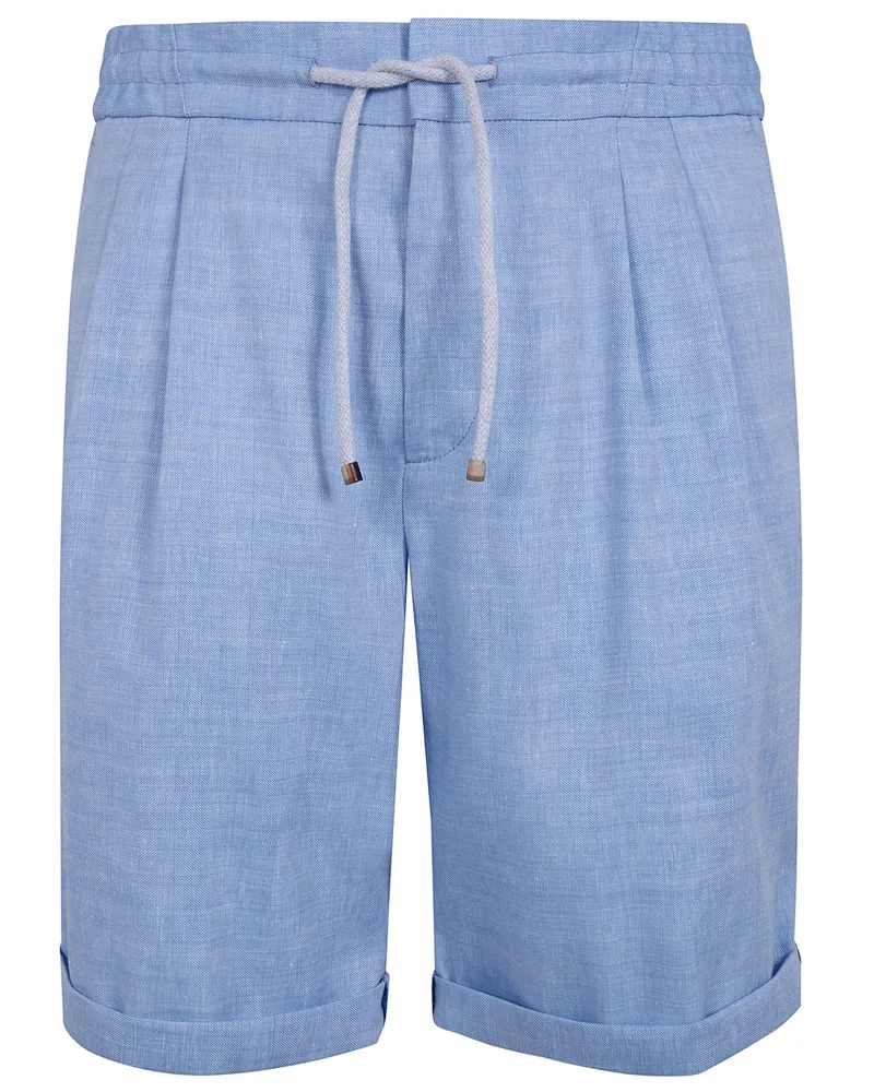 Brunello Cucinelli Bermuda Trousers Blue