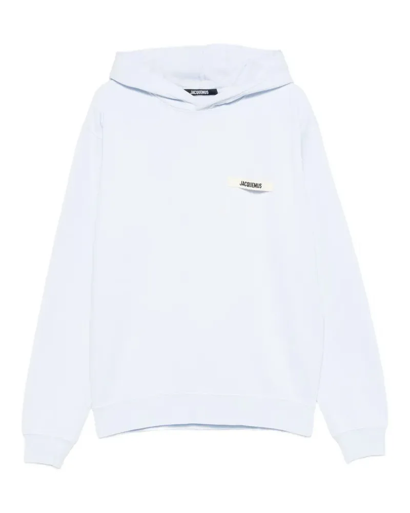 Jacquemus Le Hoodie Gros Grain" Hoodie Sweatshirt Blue