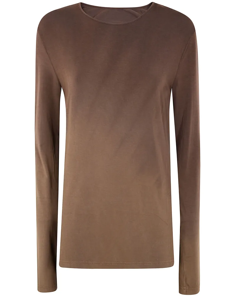 Uma Wang Ti" Top Brown