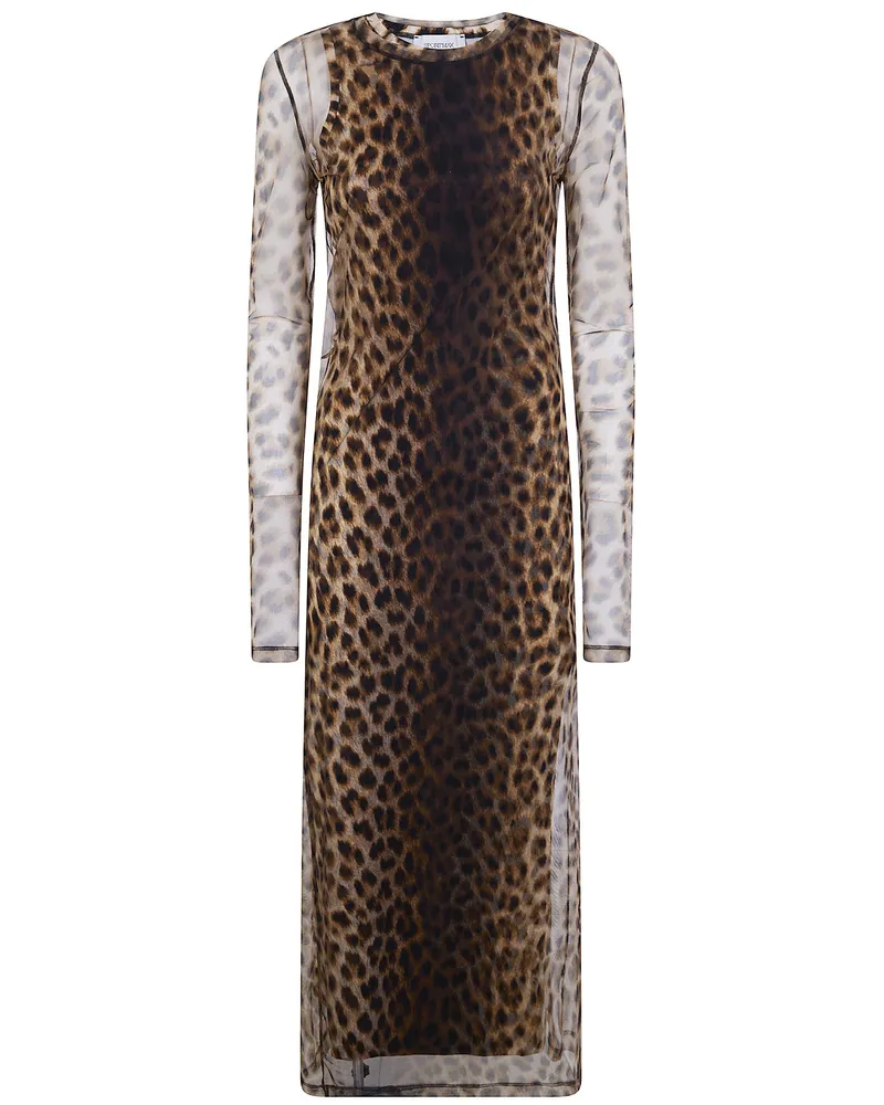 Max Mara Esordio'' Midi Dress Brown
