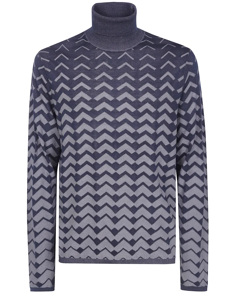 Emporio Armani Sweater Turtleneck "Em006292.Af27932 Blue