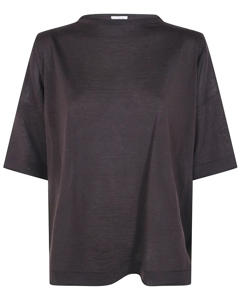 MRZ T-Shirt Wool "Kimono Tee Brown