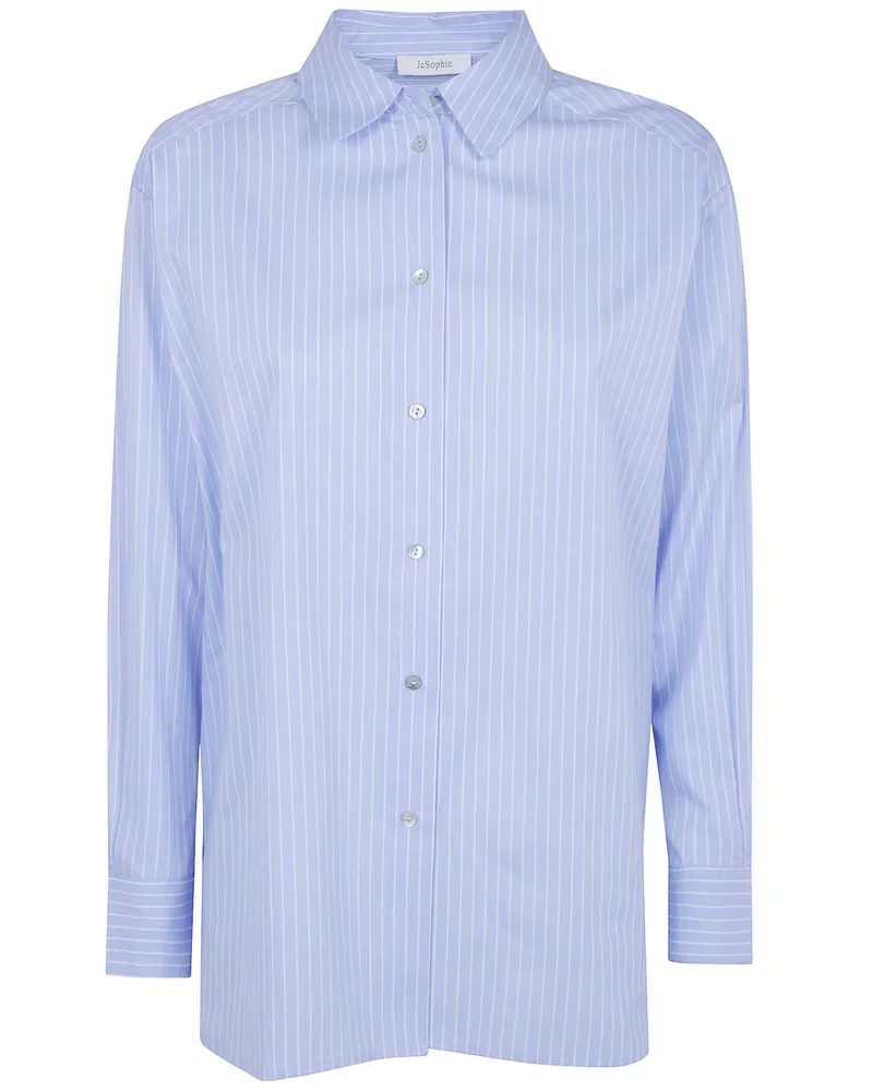 JcSophie Shirt Light Blue Stripes "Peaches Blue