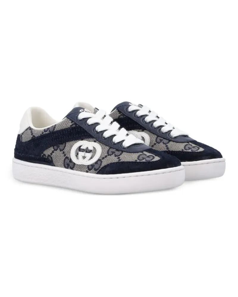 Gucci Leather Sneakers Blue