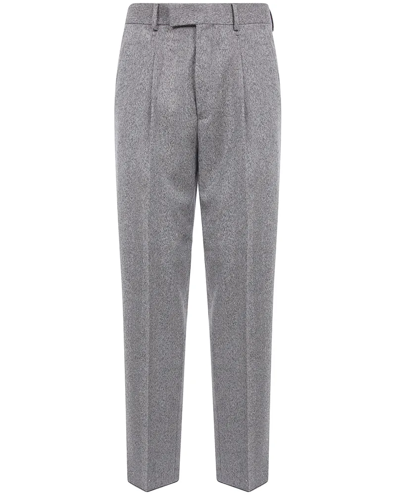 Ermenegildo Zegna Pants Striped "Z Luxury Tailoring" Regular Trousers Brown