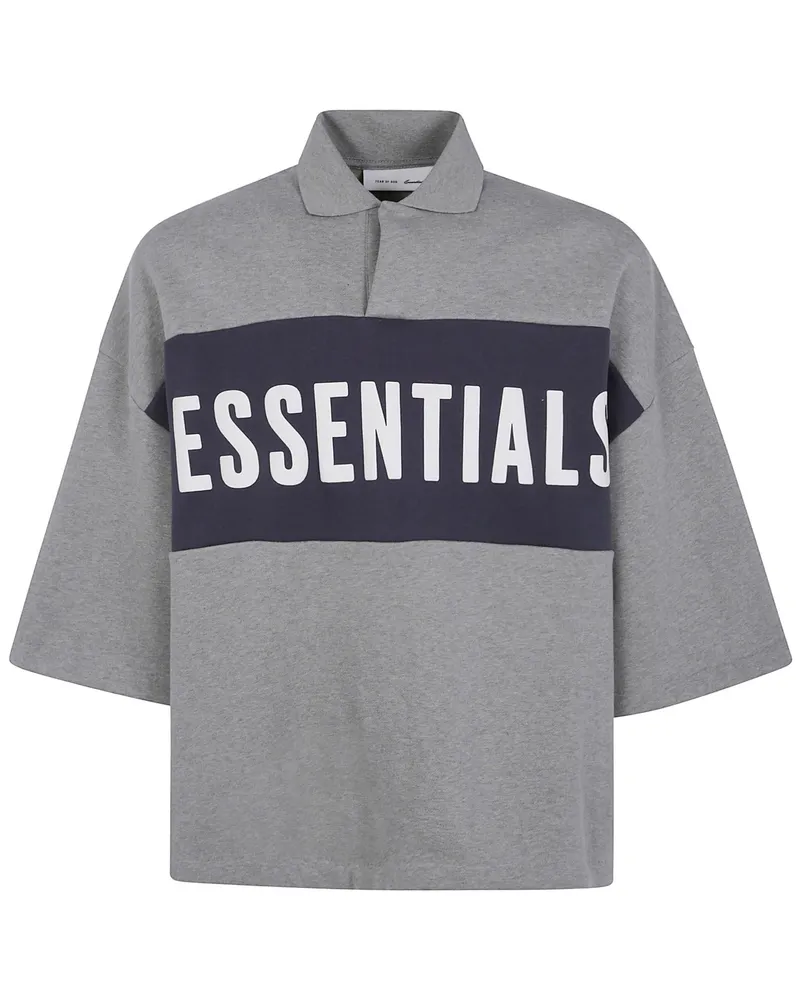 Fear of God Sweater Panelled Crop Polo Beige