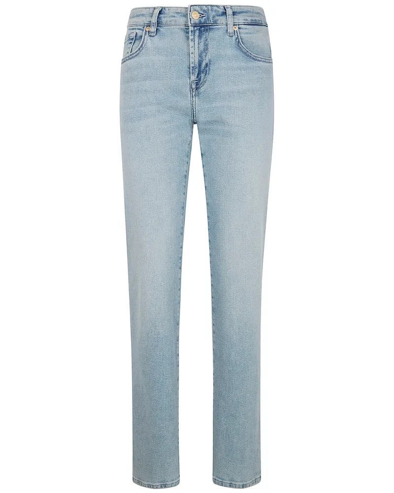 7 for all mankind Calie' Straight Frozen Jeans Blue